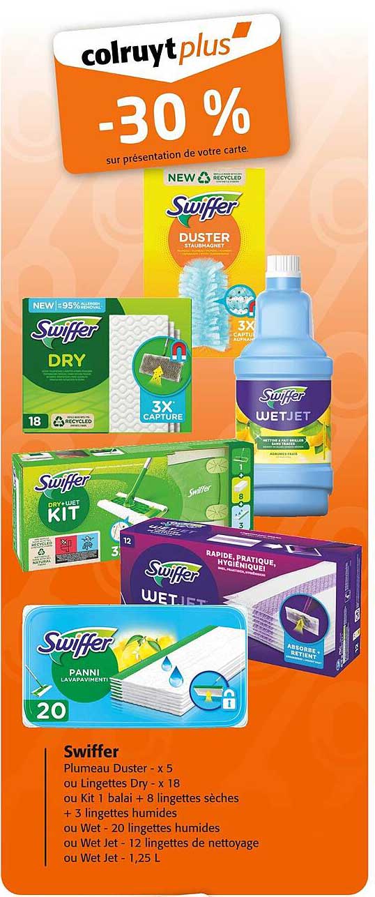 Swiffer -30 %