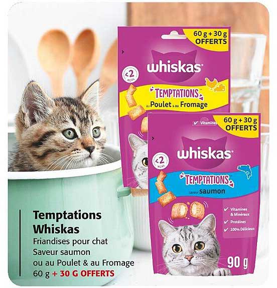 Temptations Whiskas - Friandises pour chat