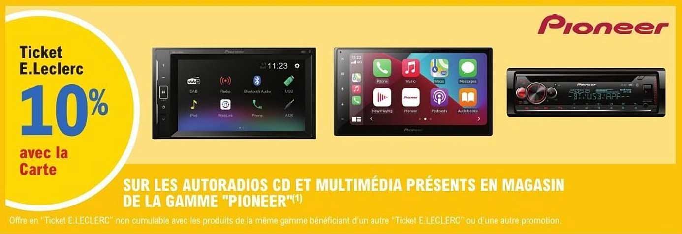 Ticket E.Leclerc 10% avec la Carte