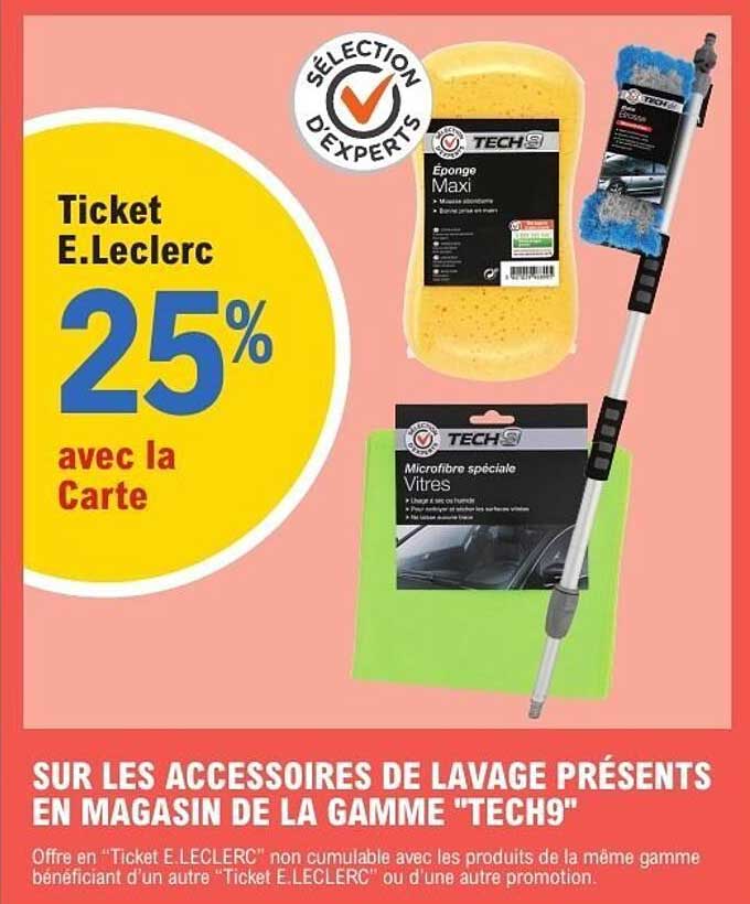 Ticket E.Leclerc 25% avec la Carte
