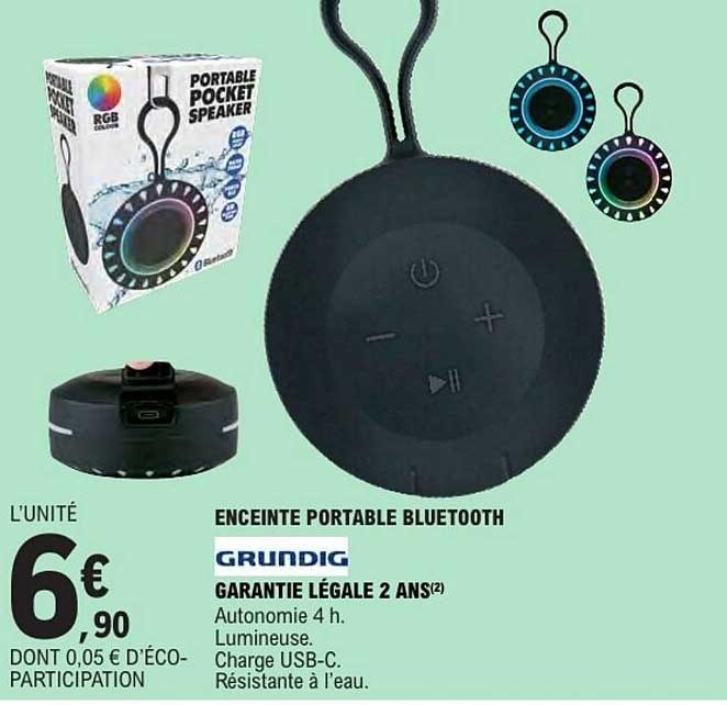 ENCEINTE PORTABLE BLUETOOTH