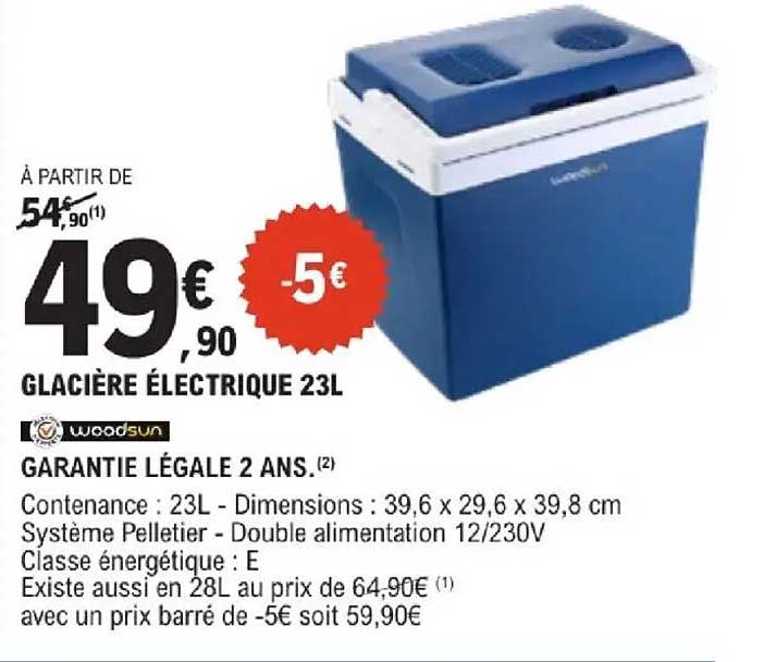 Glaciere Electrique Leclerc