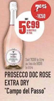 PROSECCO DOC ROSE EXTRA DRY "Campo del Passo"