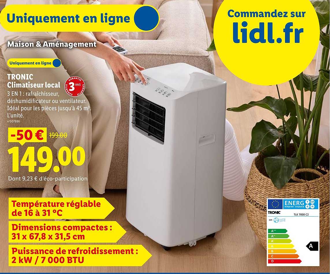 TRONIC Climatiseur local