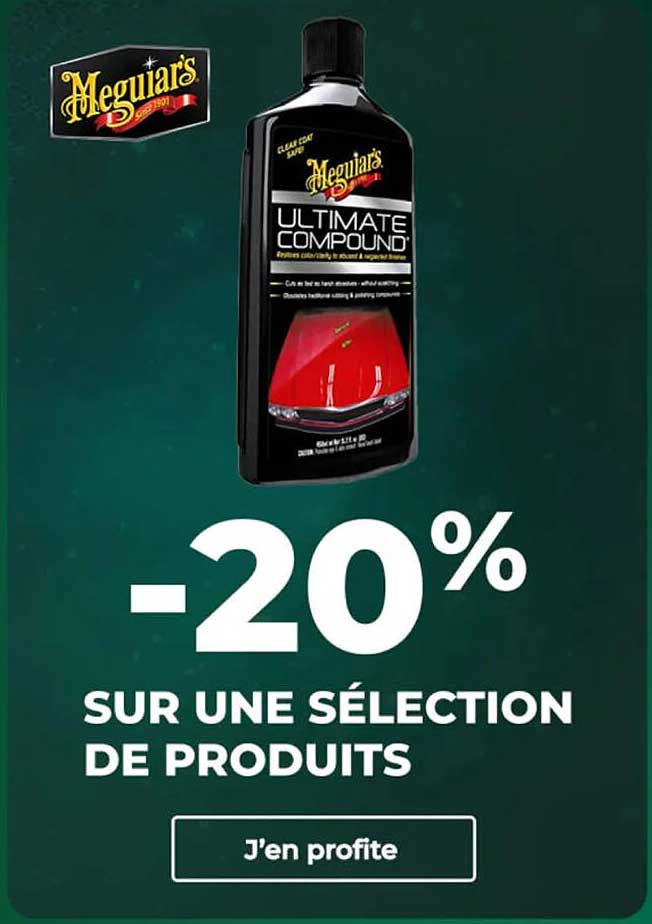 -20% SUR UNE SÉLECTION DE PRODUITS