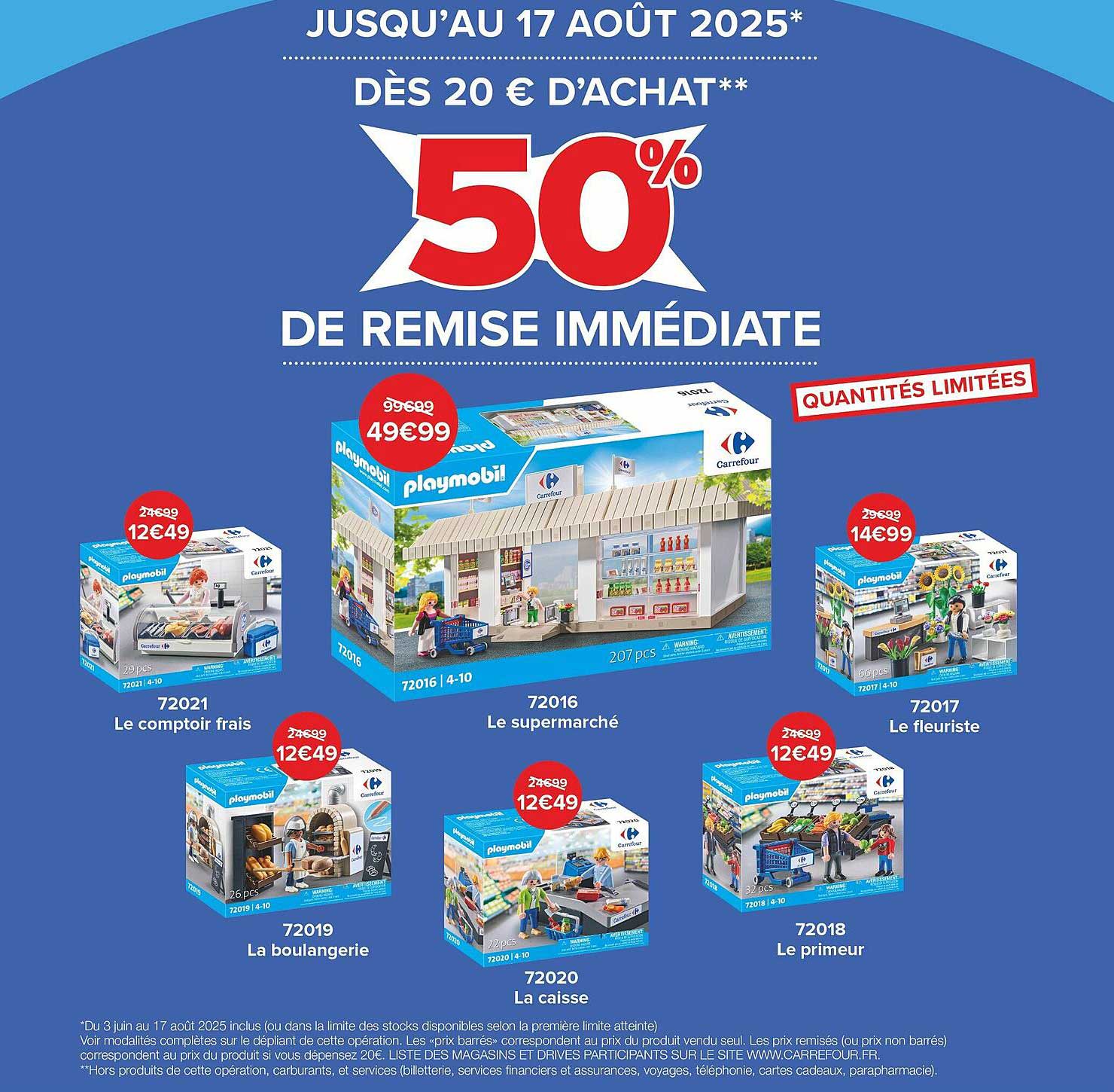 50% DE REMISE IMMEDIATE