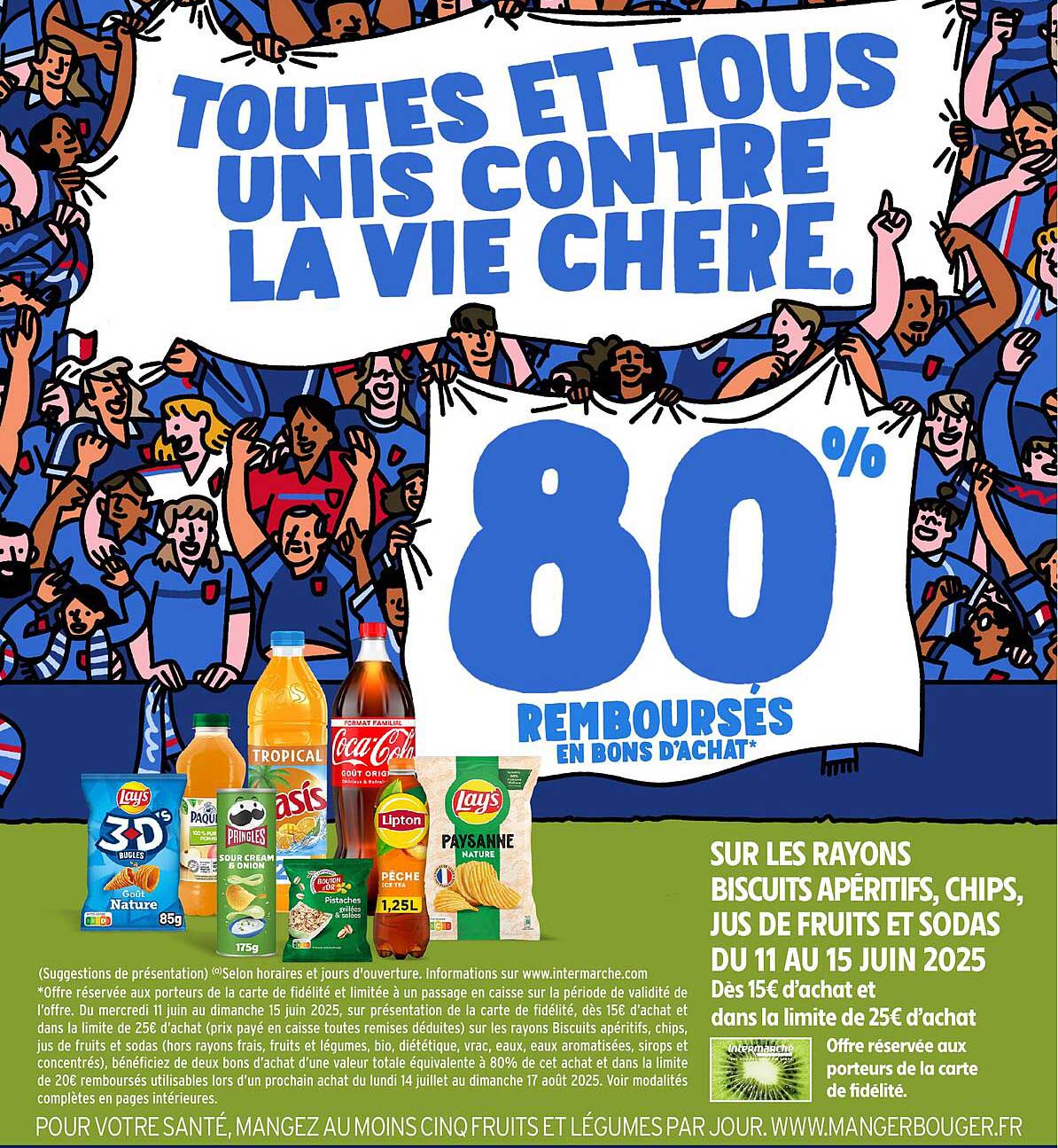 80% REMBOURSÉS EN BONS D'ACHAT