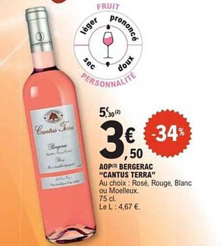 AOP® Bergerac “Cantus Terra”