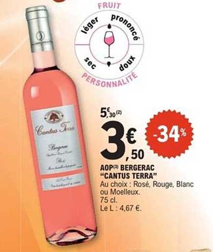 AOP Bergerac "Cantus Terra"
