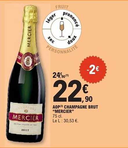 AOP Champagne Brut “Mercier”