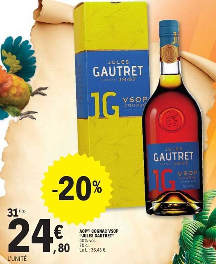 AOP Cognac VSOP "Jules Gautret"