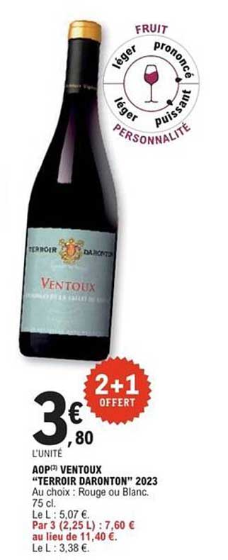 AOP VENTOUX "TERROIR DARONTON" 2023