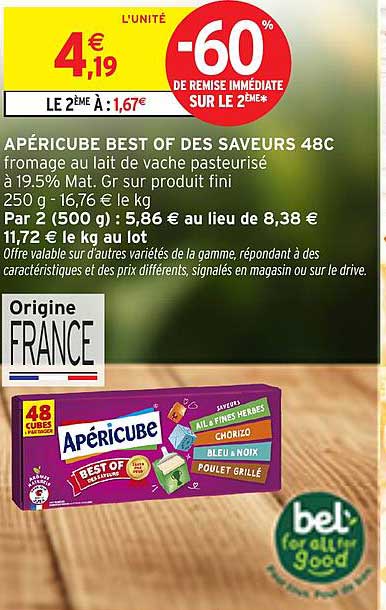 APÉRICUBE BEST OF DES SAVEURS 48C
