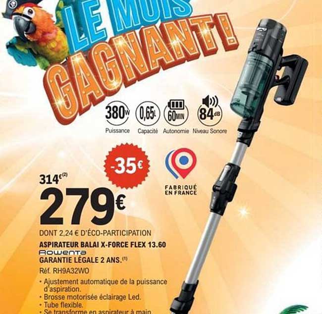 Aspirateur Balai X-Force Flex 13.60