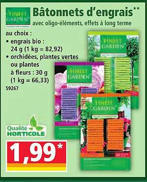 Bâtonnets d'engrais** avec oligo-éléments, effets à long terme