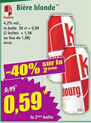 Bière blonde