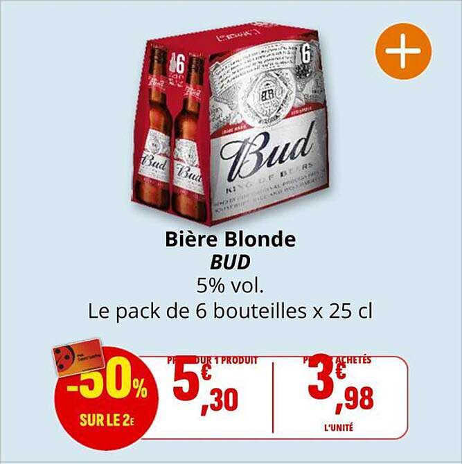 Bière Blonde Bud