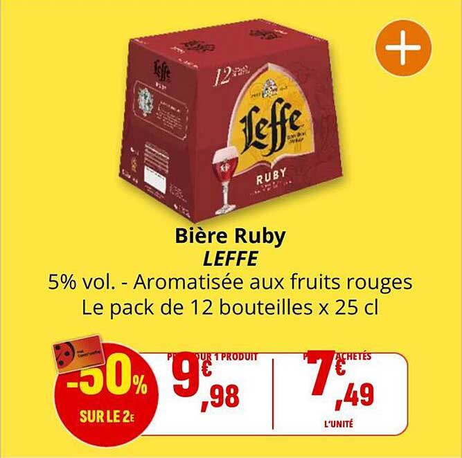Bière Ruby LEFFE