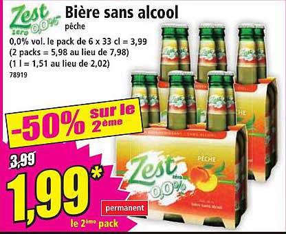 Bière sans alcool