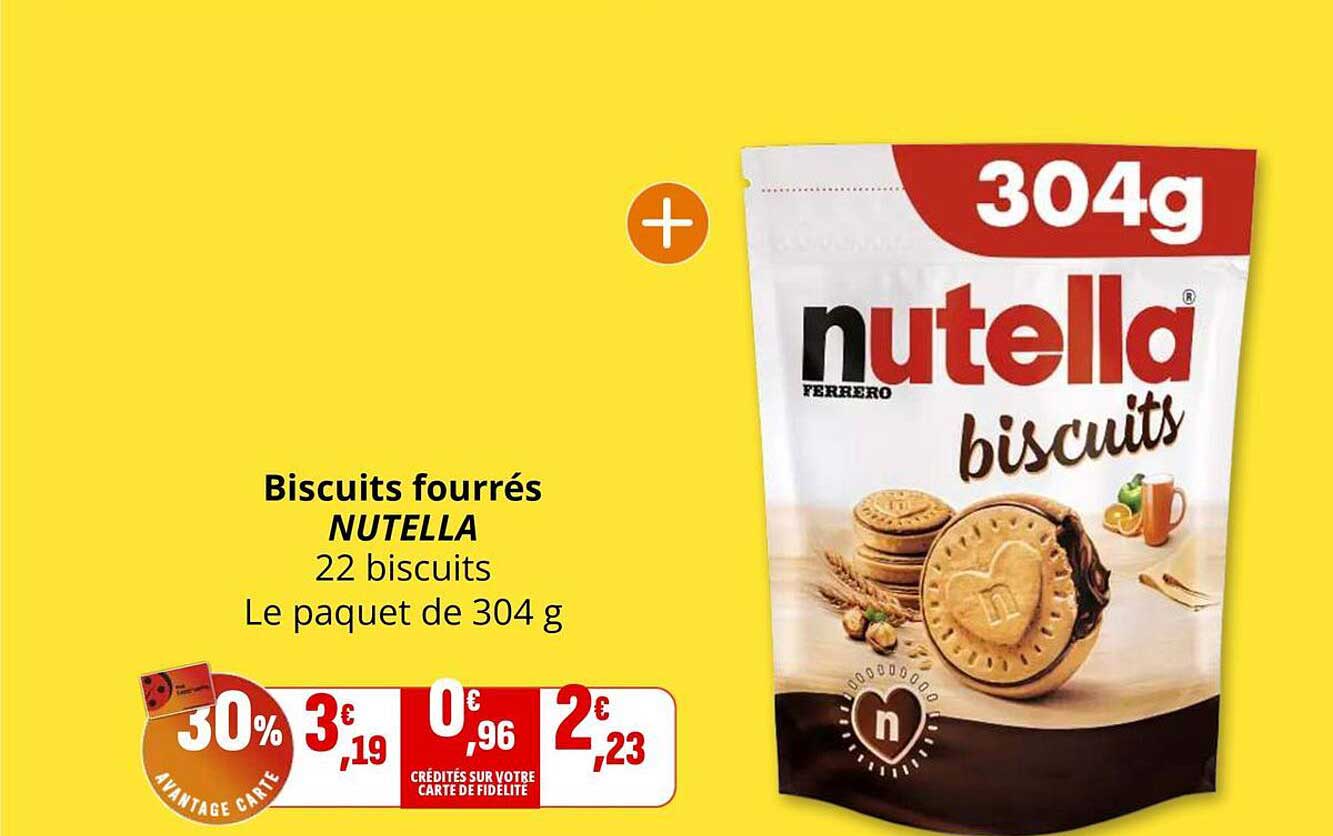 Biscuits fourrés NUTELLA