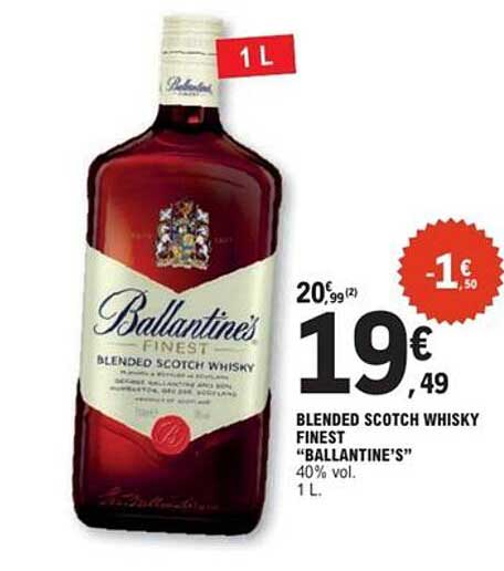 BLENDED SCOTCH WHISKY FINEST "BALLANTINE'S"