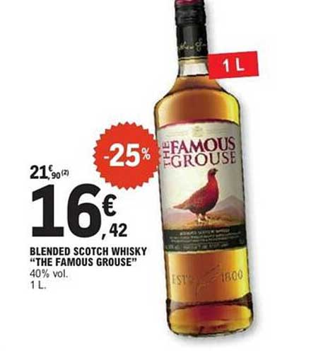 BLENDED SCOTCH WHISKY “THE FAMOUS GROUSE”