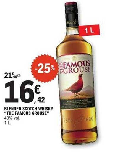BLENDED SCOTCH WHISKY “THE FAMOUS GROUSE”