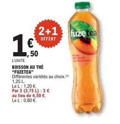 BOISSON AU THÉ "FUZE TEA"