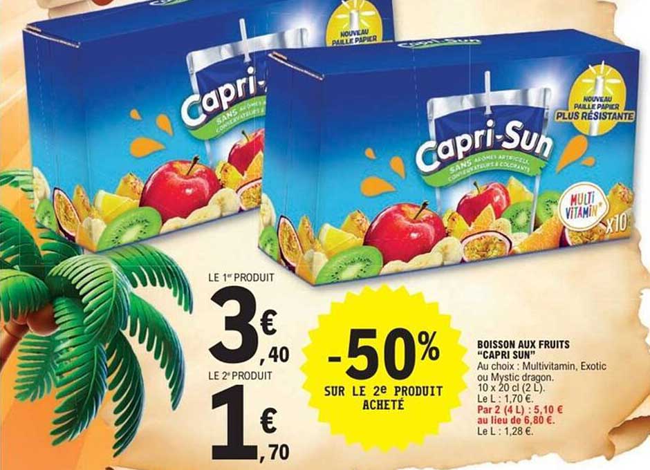 BOISSON AUX FRUITS "CAPRI SUN"