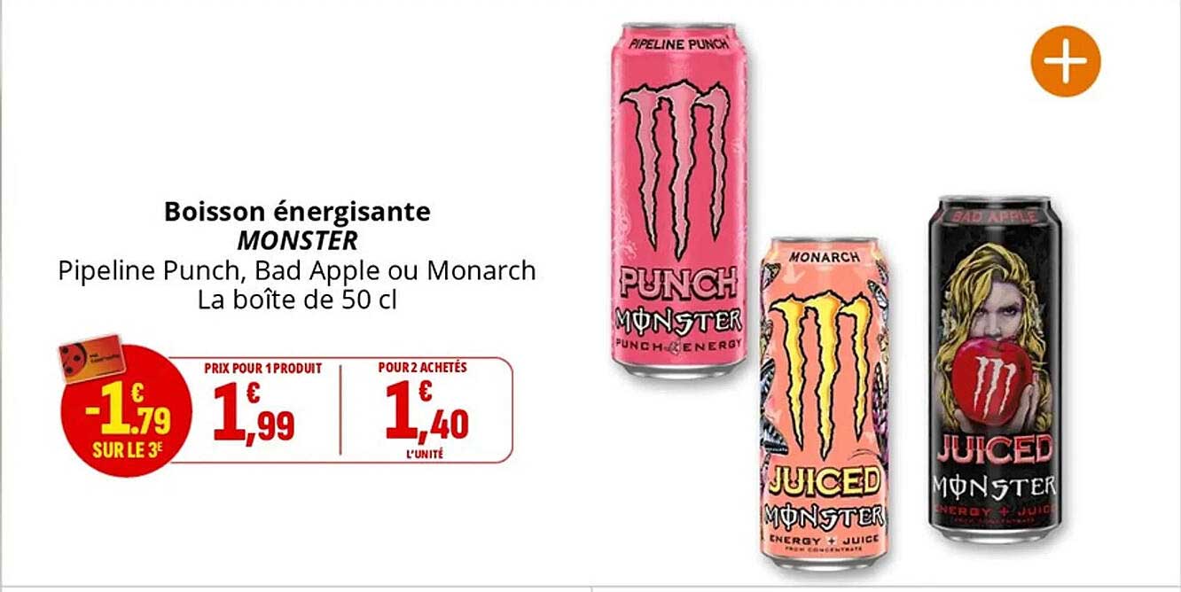 Boisson énergisante MONSTER