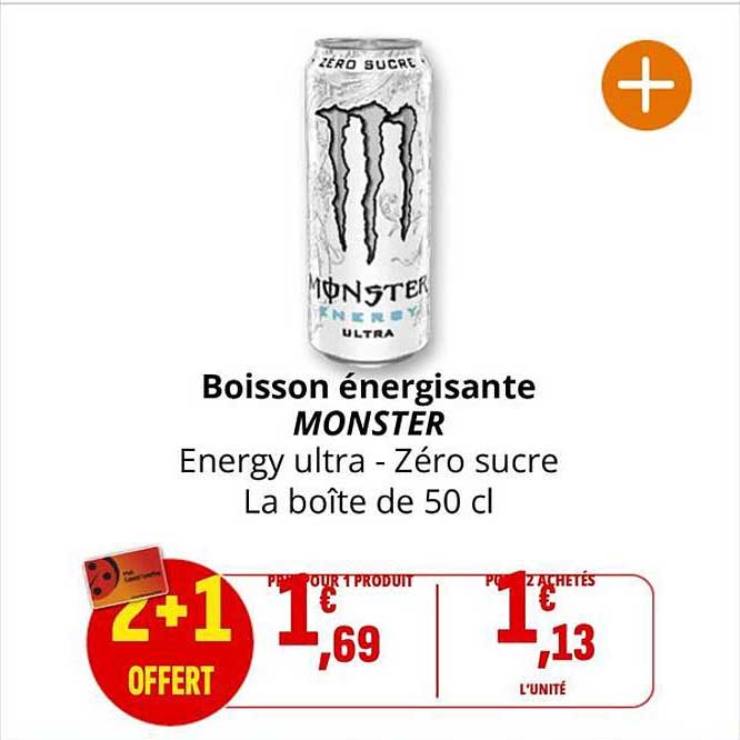 Boisson énergisante MONSTER