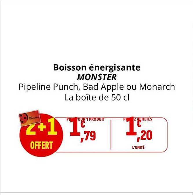 Boisson énergisante MONSTER