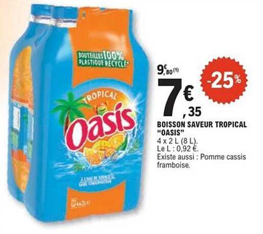 BOISSON SAVEUR TROPICAL "OASIS"