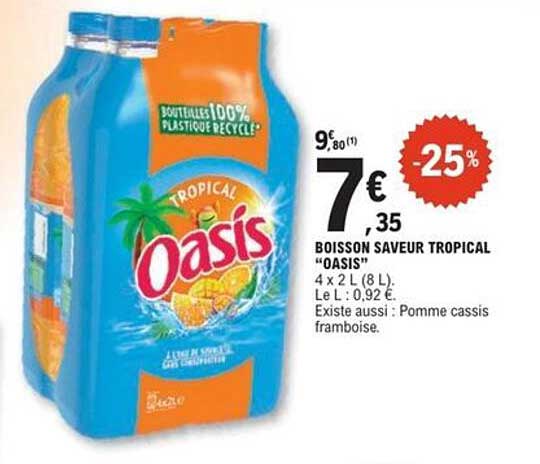 BOISSON SAVEUR TROPICAL “OASIS”