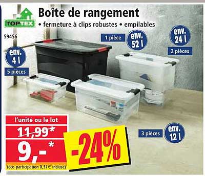 Boîte de rangement