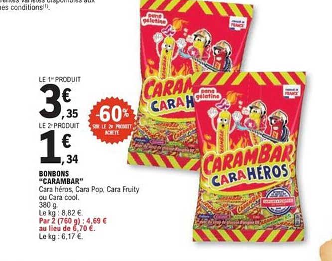 BONBONS "CARAMBAR"