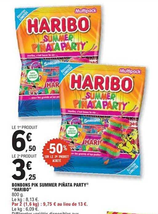 BONBONS PIK SUMMER PIÑATA PARTY "HARIBO"