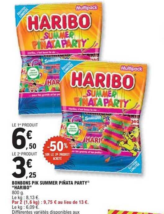 BONBONS PIK SUMMER PIÑATA PARTY "HARIBO"