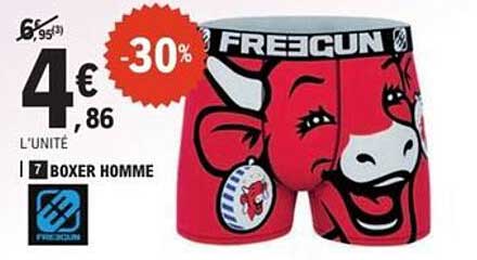 Boxer Homme Freegun - 30% de réduction