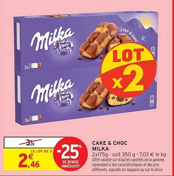 CAKE & CHOC MILKA