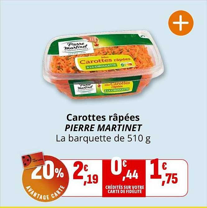 Carottes râpées PIERRE MARTINET