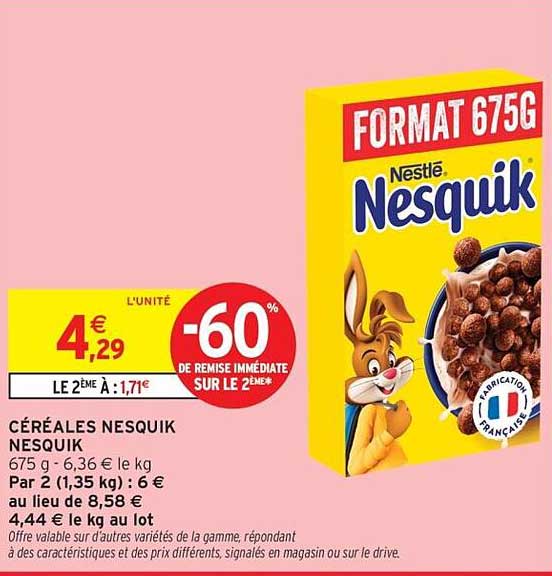 CÉRÉALES NESQUIK