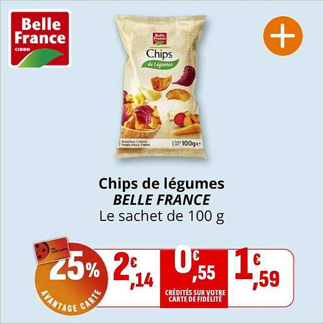 Chips de légumes BELLE FRANCE