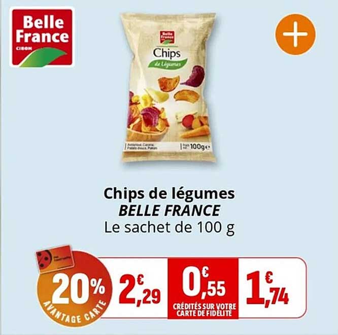Chips de légumes BELLE FRANCE