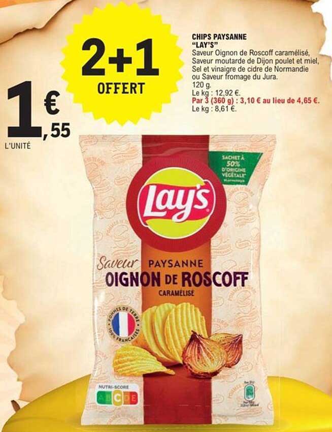 CHIPS PAYSANNE "LAY'S"