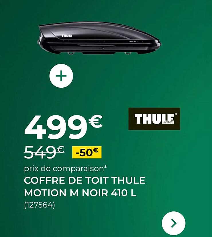 COFFRE DE TOIT THULE MOTION M NOIR 410 L (127564)