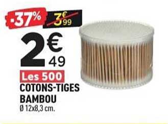 COTONS-TIGES BAMBOU