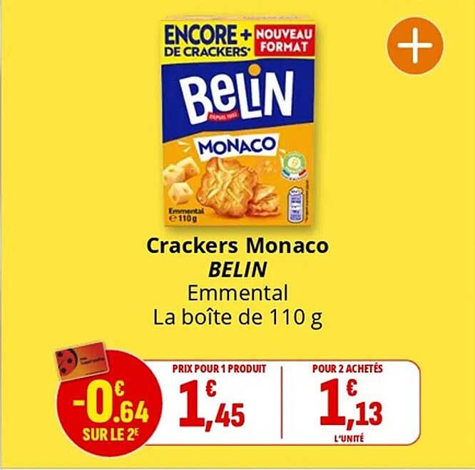 Crackers Monaco BELIN Emmental