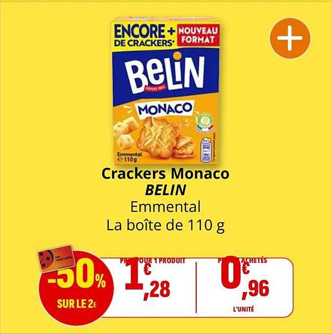 Crackers Monaco BELIN Emmental