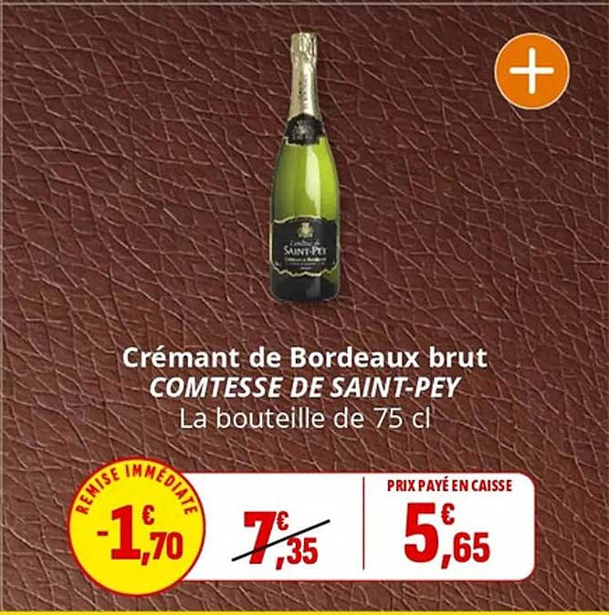 Crémant de Bordeaux brut COMTESSE DE SAINT-PEY